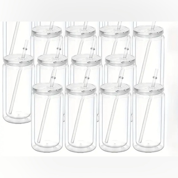 16oz Acrylic Double-Walled Tumbler for CUSTOM Snow Globe Tumbler Creation - Picture 3 of 6